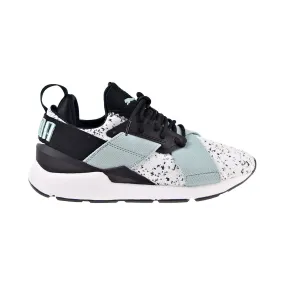 Puma Womens Muse Solst Running Shoes - White, Aquifer, and Black Colors for Stylish Comfort