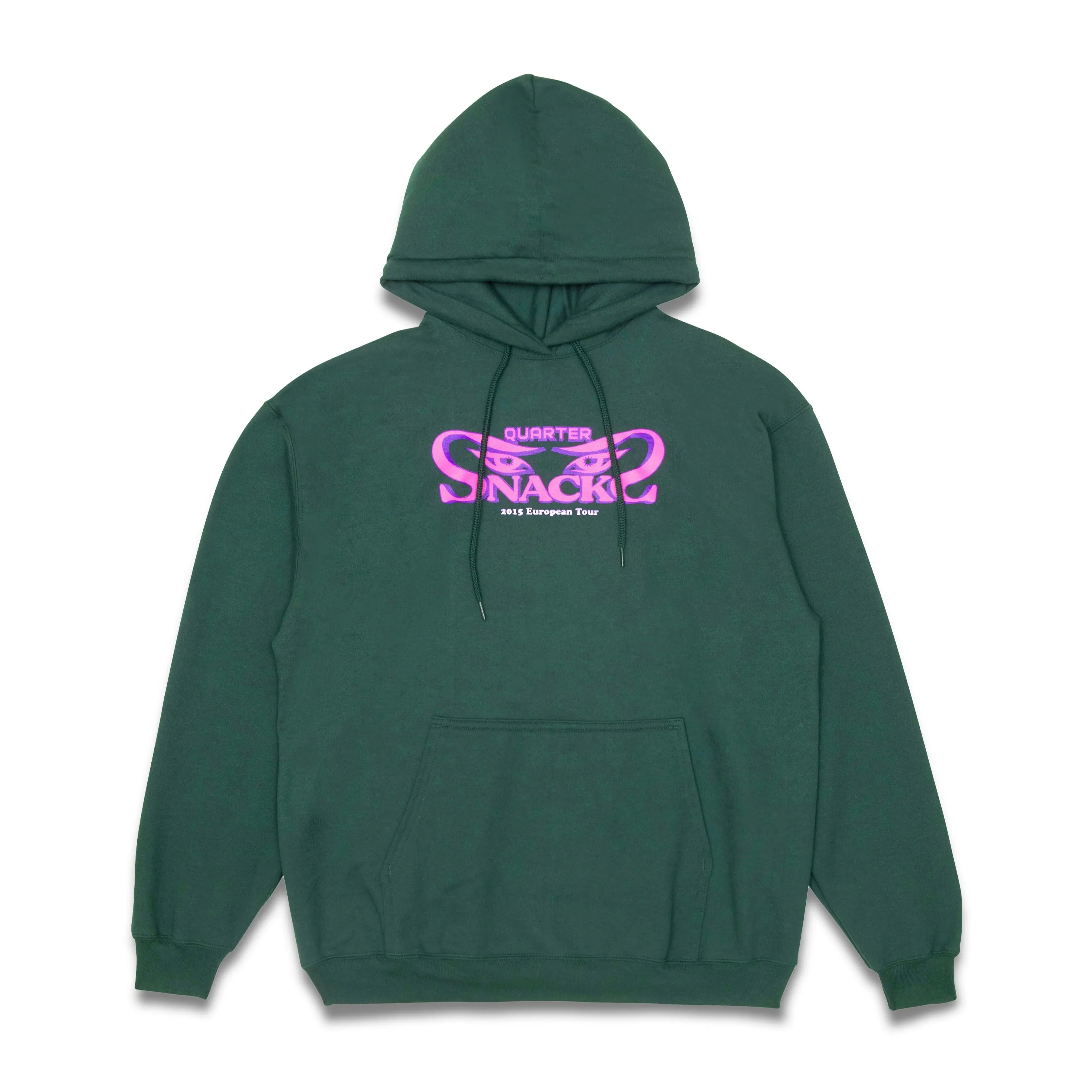 Quartersnacks Euro Tour Hoodie Forest Green