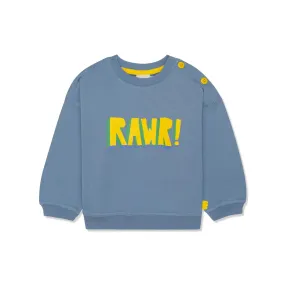 Recycled Cotton Rawr Kid Sweatshirt