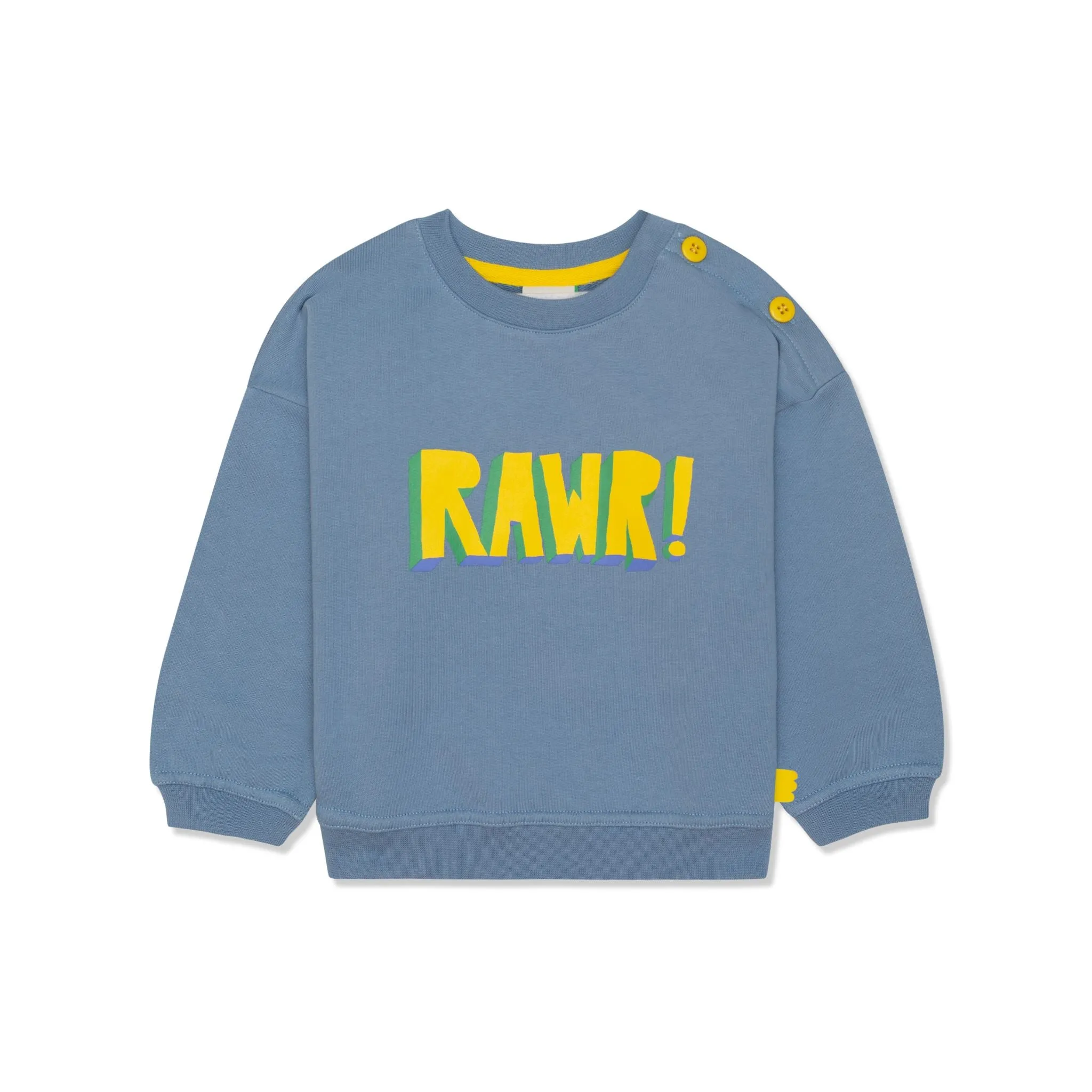 Recycled Cotton Stripes Kid Sweatshirt