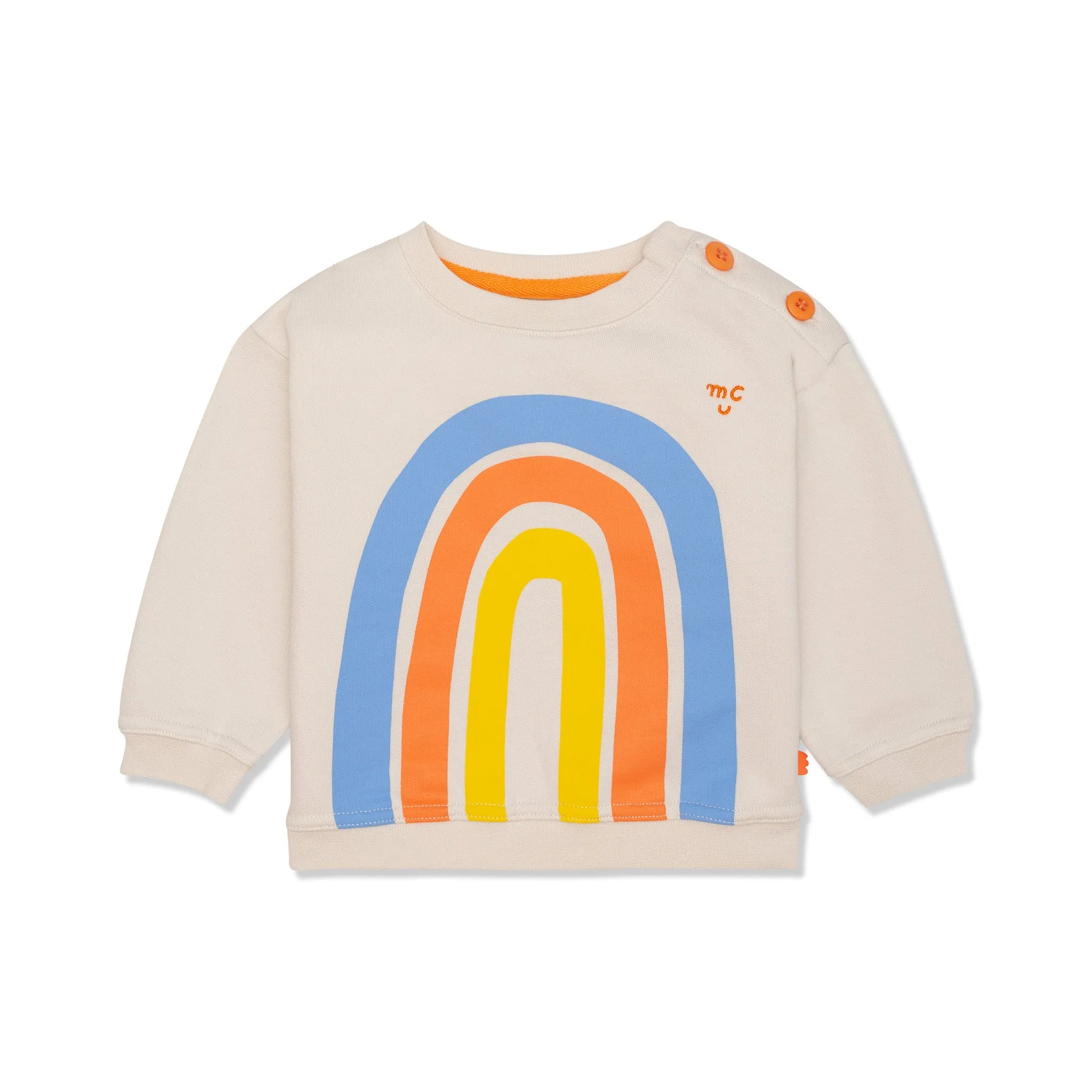 Recycled Cotton Stripes Kid Sweatshirt