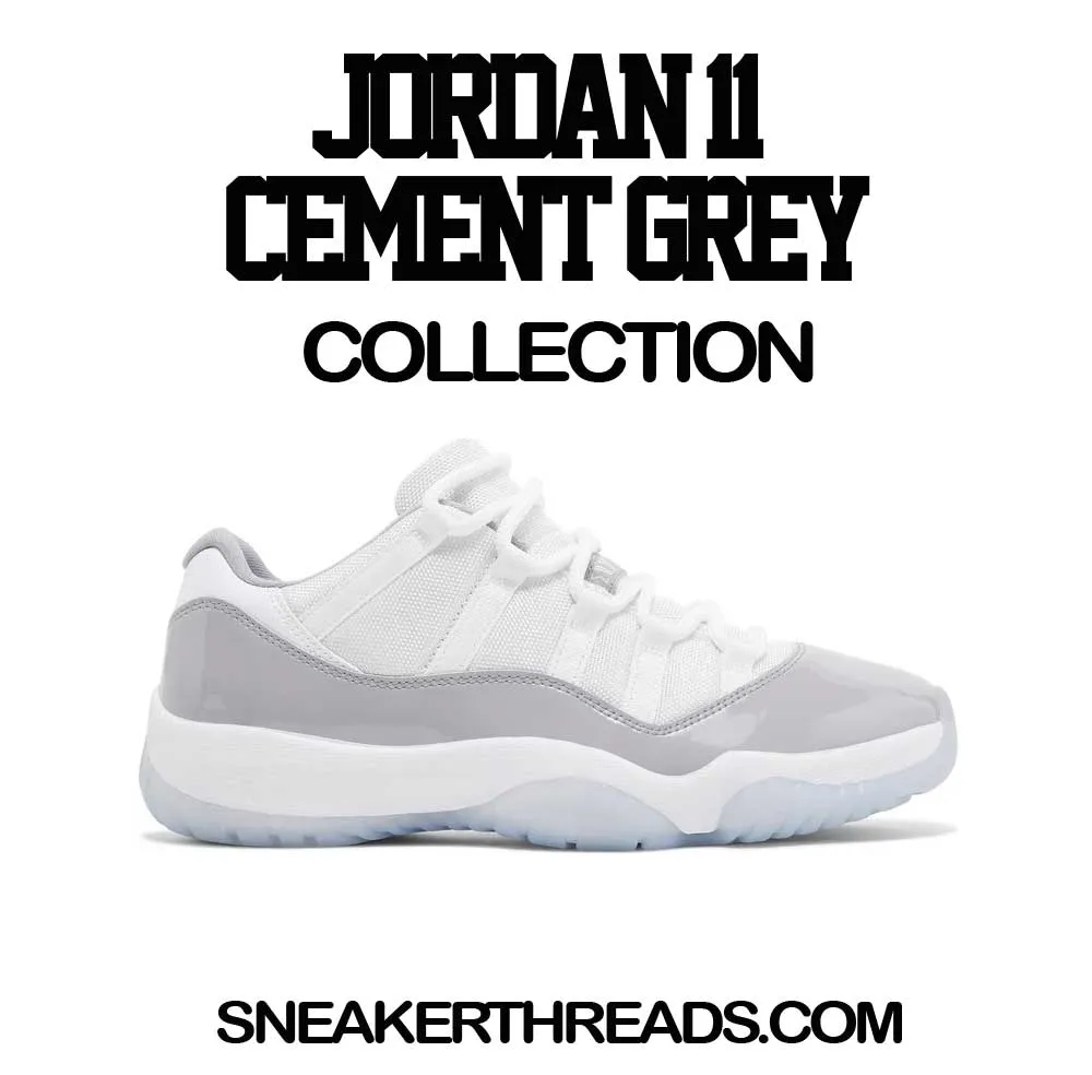 Retro 11 Cement Grey Sweater - Trust issues - Black