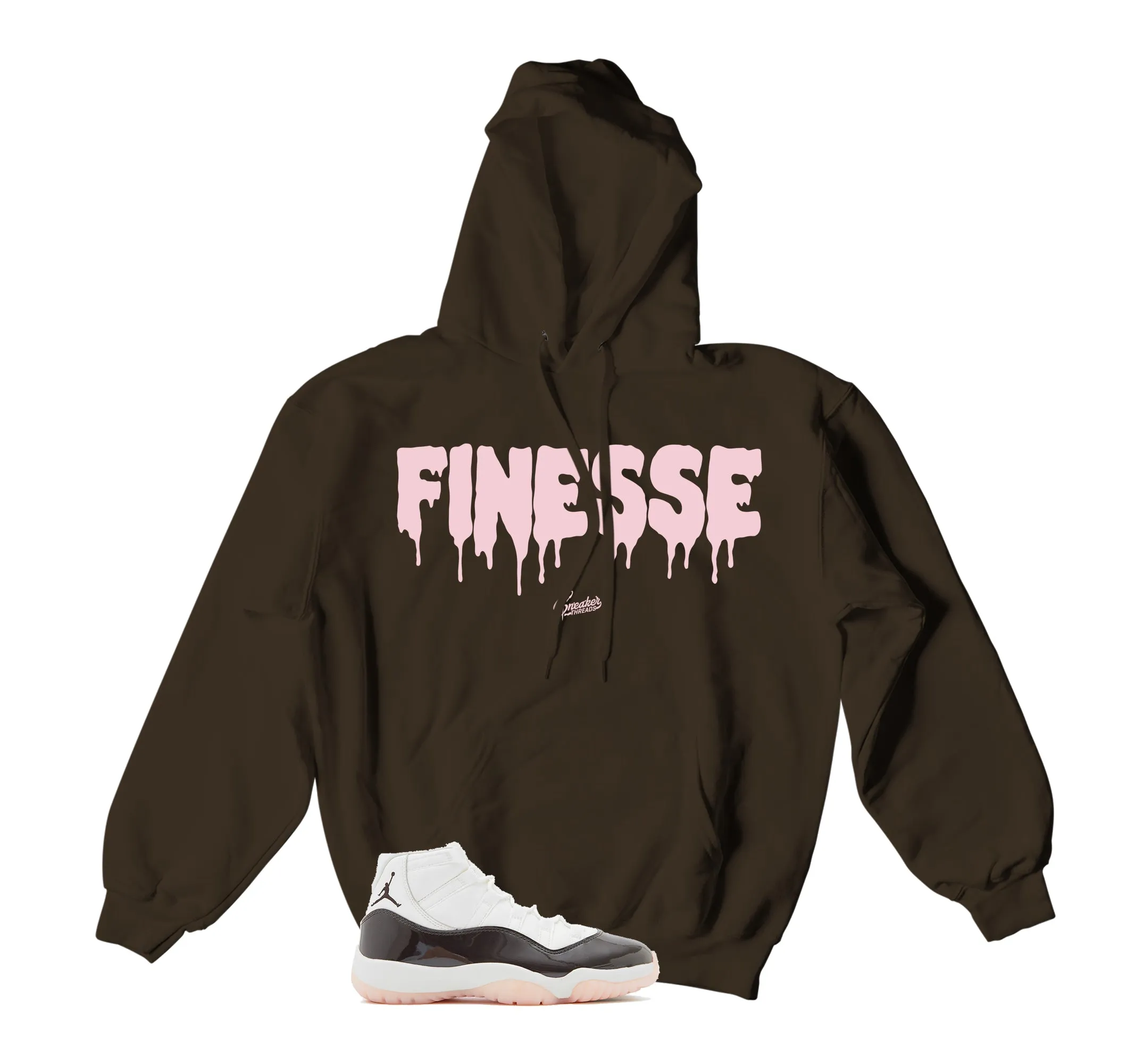 Retro 11 Neapolitan Hoody - Finesse - Brown