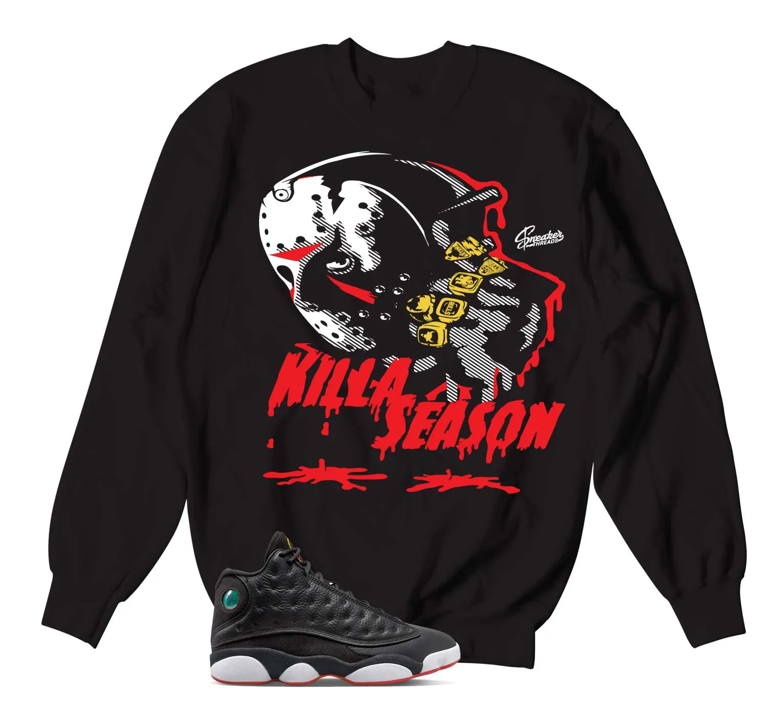 Retro 13 Playoff Killa Season Sweater