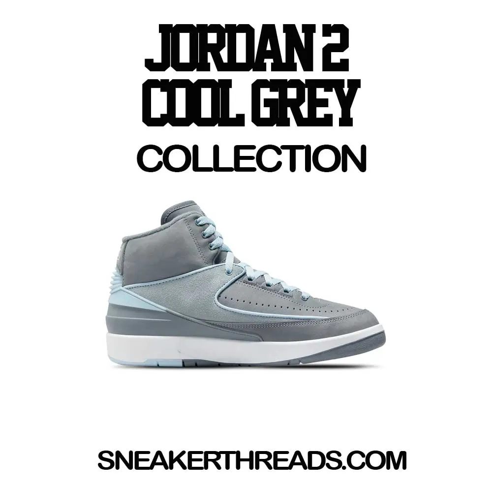 Retro 2 Cool Grey Hoody - Finesse - Light BLue