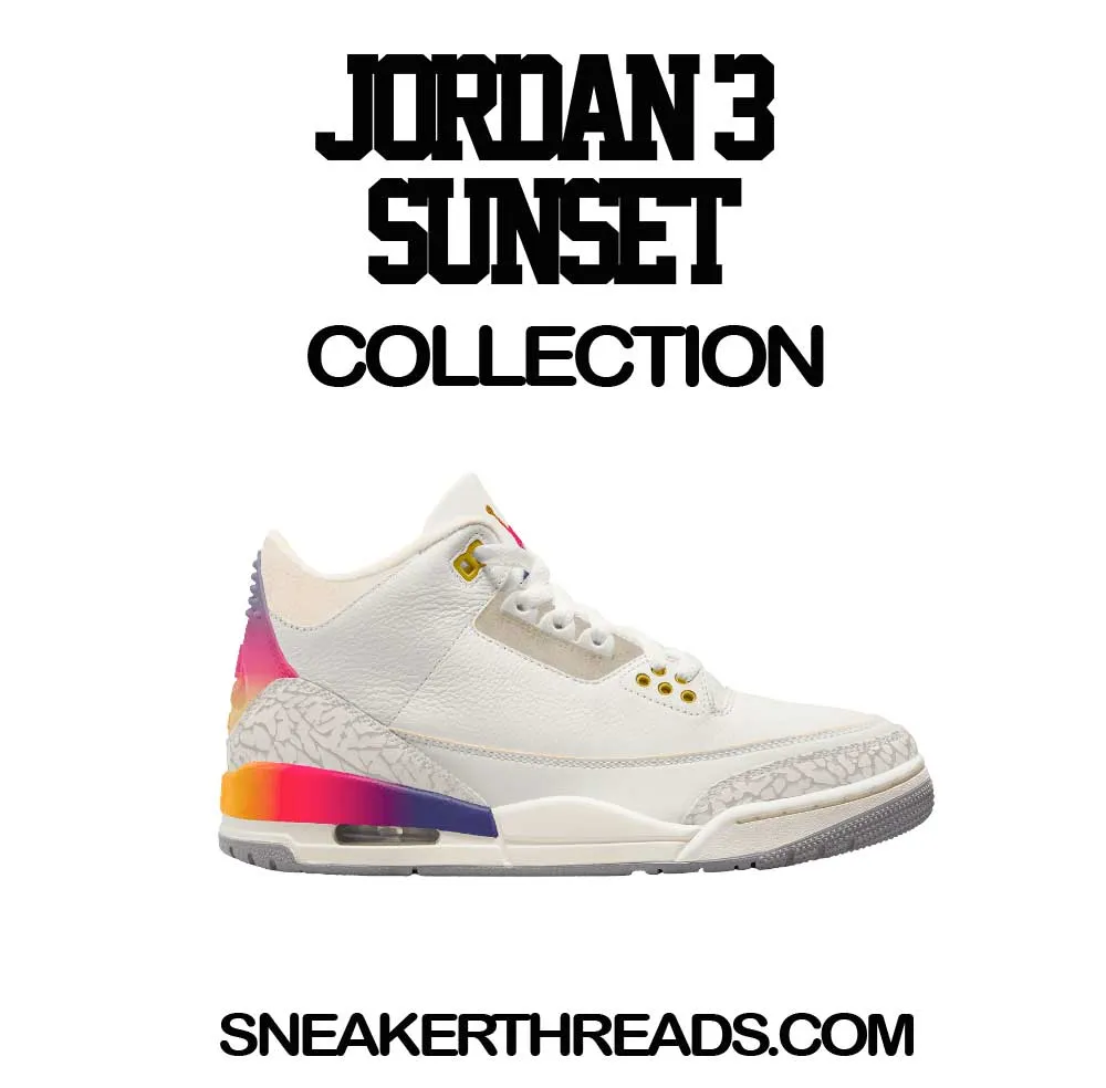 Retro 3 Sunset Fresh & Klean Hoody