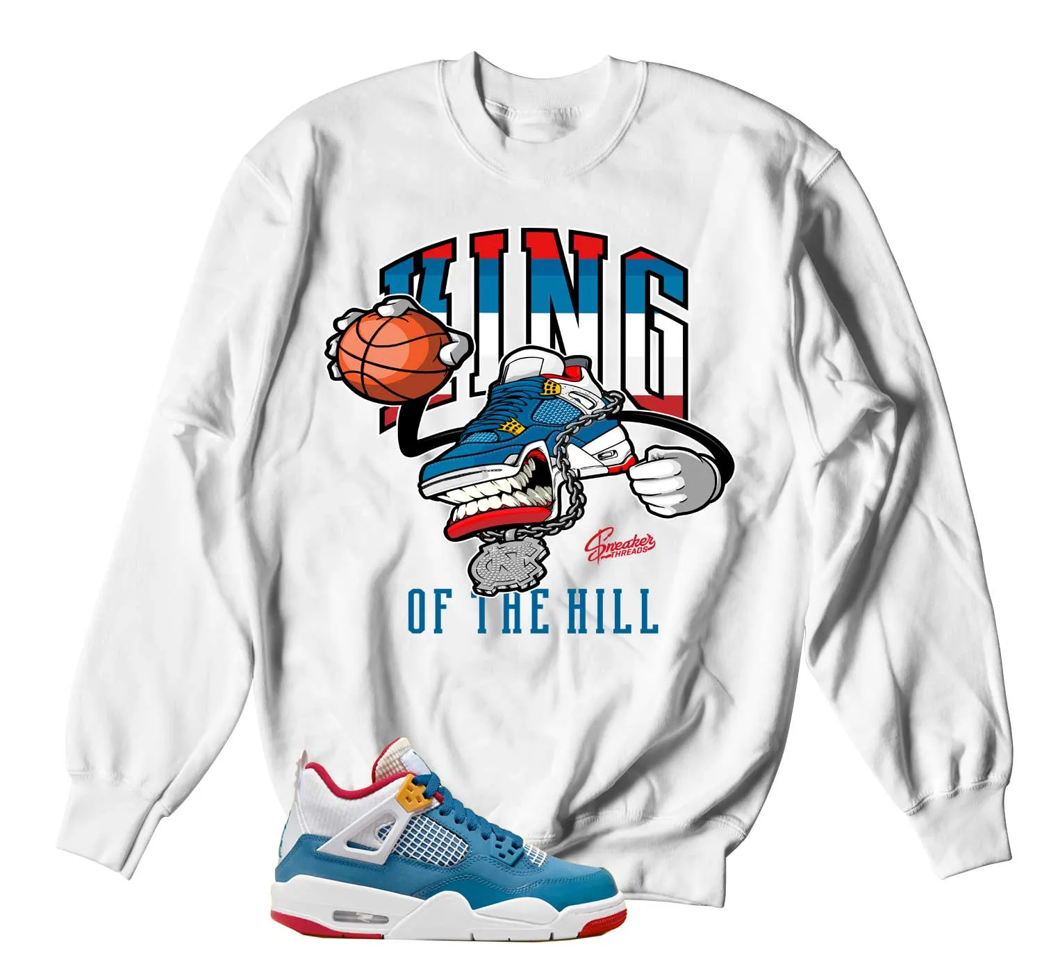 Retro 4 Messy Room Fly Kicks Sweater