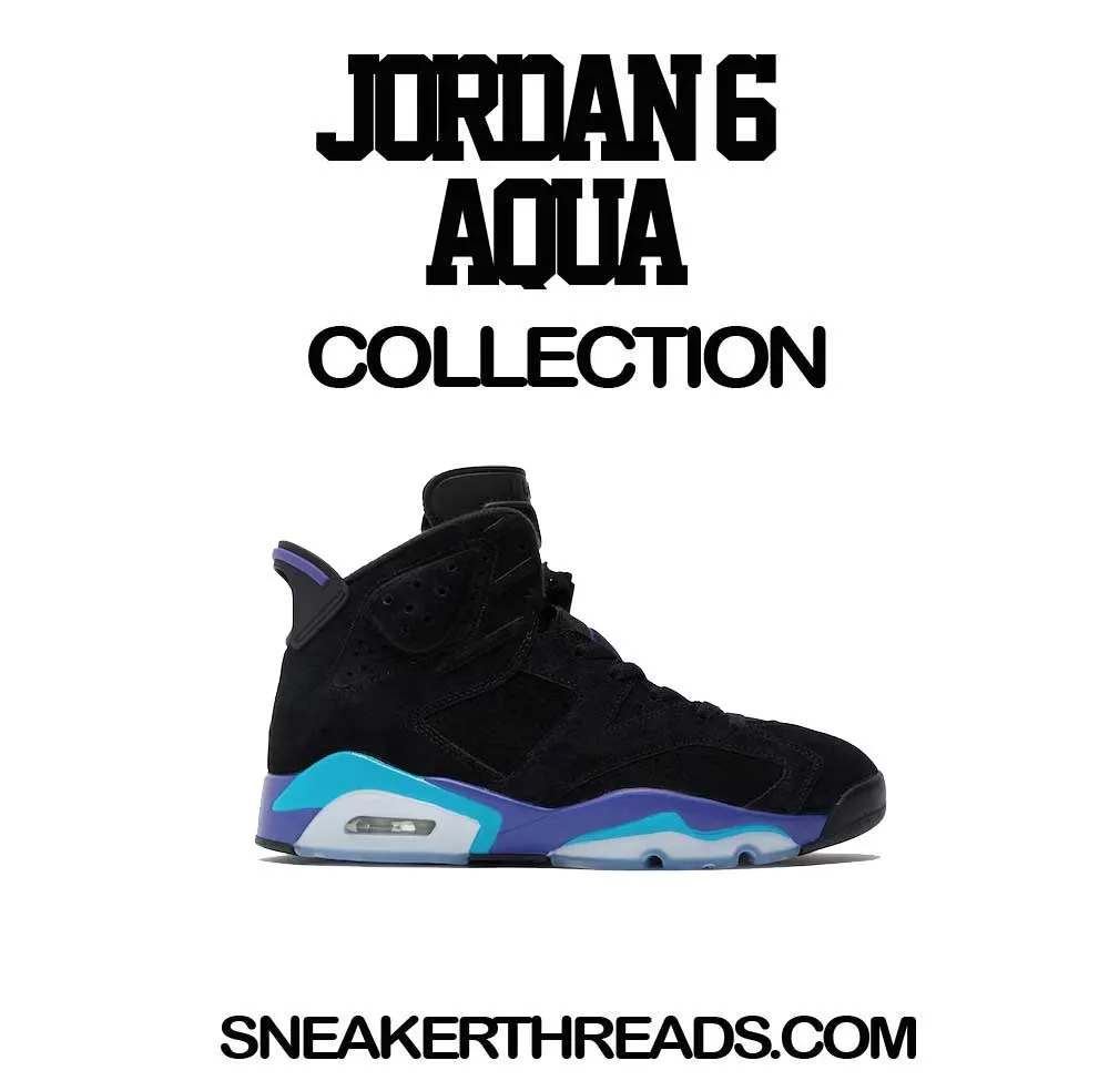 Retro 6 Aqua Copped Em Sweater