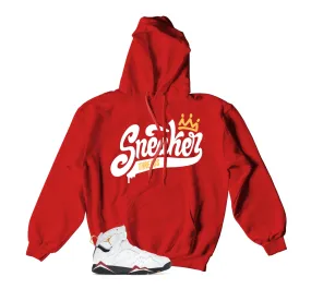 Retro 7 Cardinal ST Crown Hoody