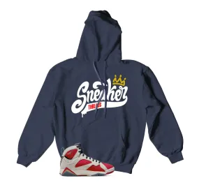 Retro 7 New Sheriff In Town St Logo Crown Hoody