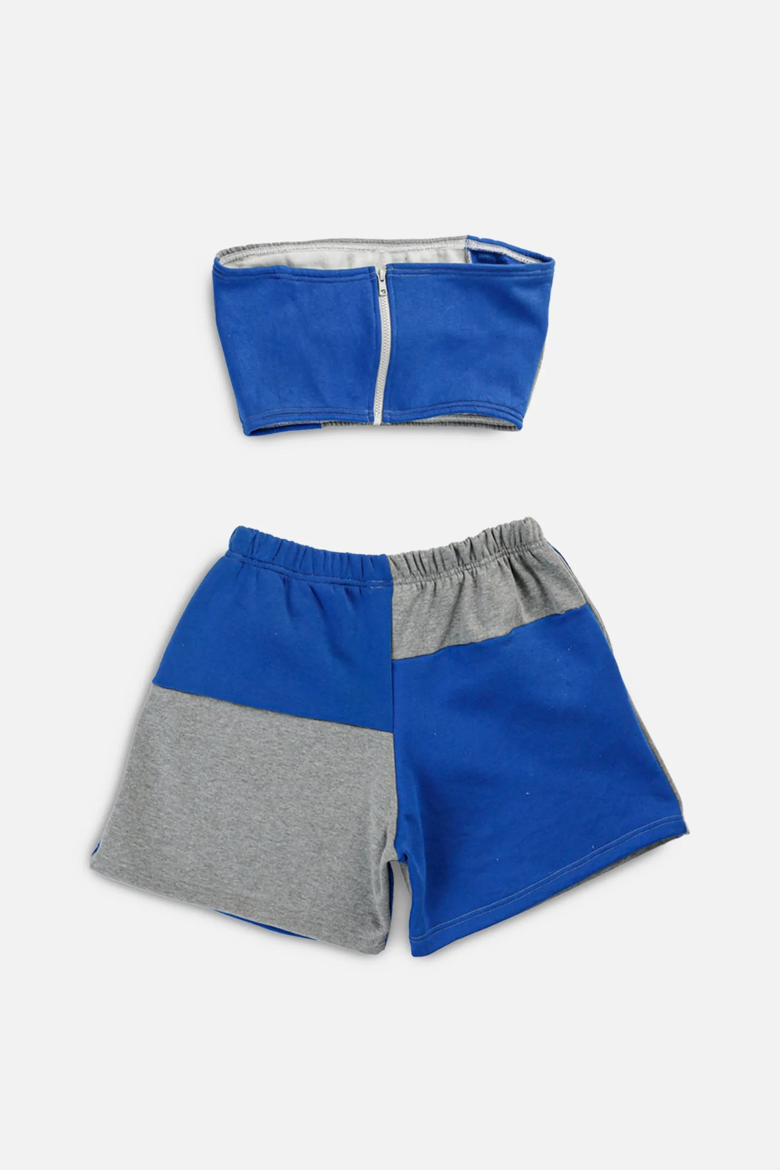 Rework Nike Patchwork Sweatshorts Set - M