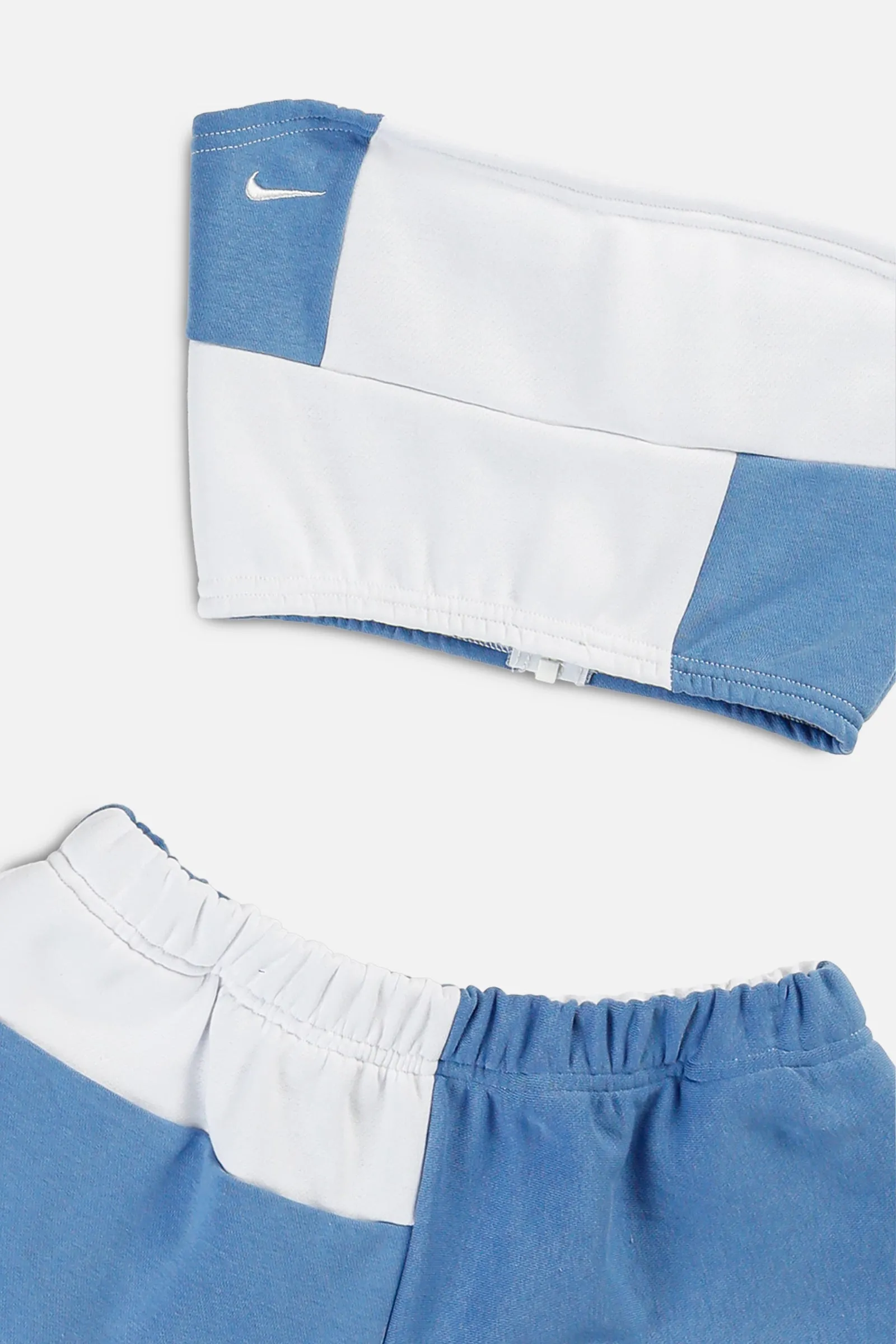 Rework Nike Patchwork Sweatshorts Set - XS