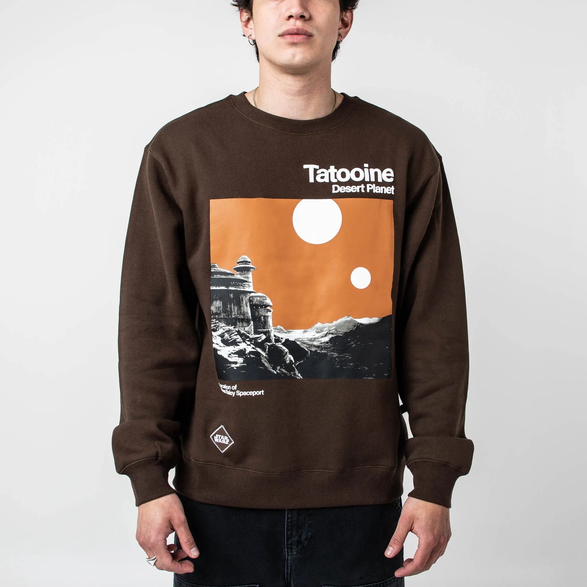 Tatooine Two Setting Suns Crew Sweatshirts