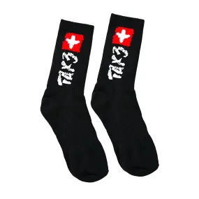 TAX3 SOCKS - BLACK