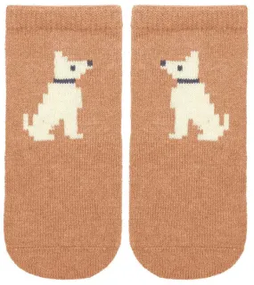 Toshi Organic Baby Socks Jacquard PUPPY