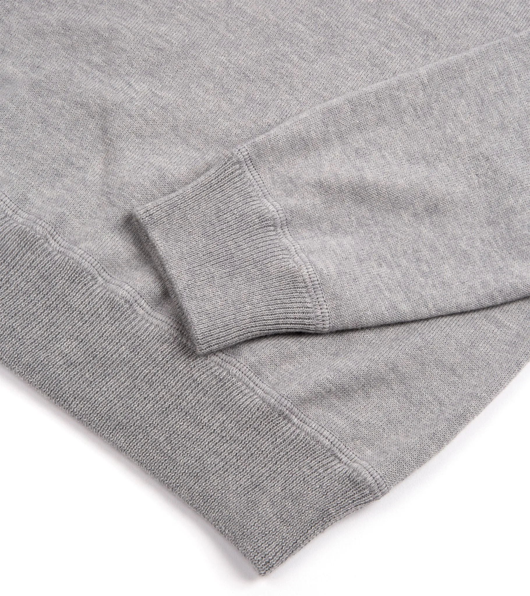 Trunk Marsham Cotton Cashmere Sweatshirt: Grey Marl