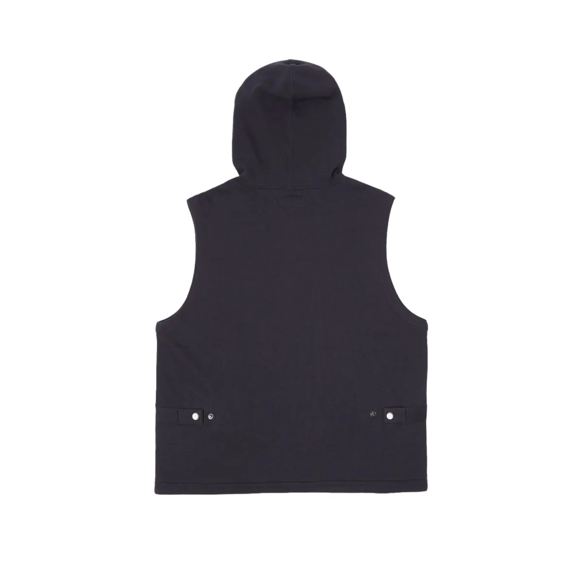 Universal Works Lazy Day Gilet P2922 Brush Back Sweat navy