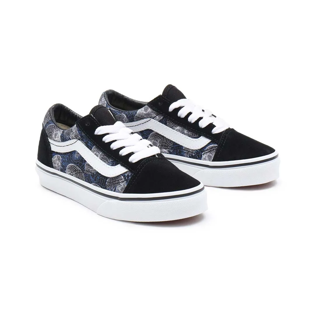 Vans - Kids' (Preschool) Old Skool Skulls Shoes (0W9TA2L)