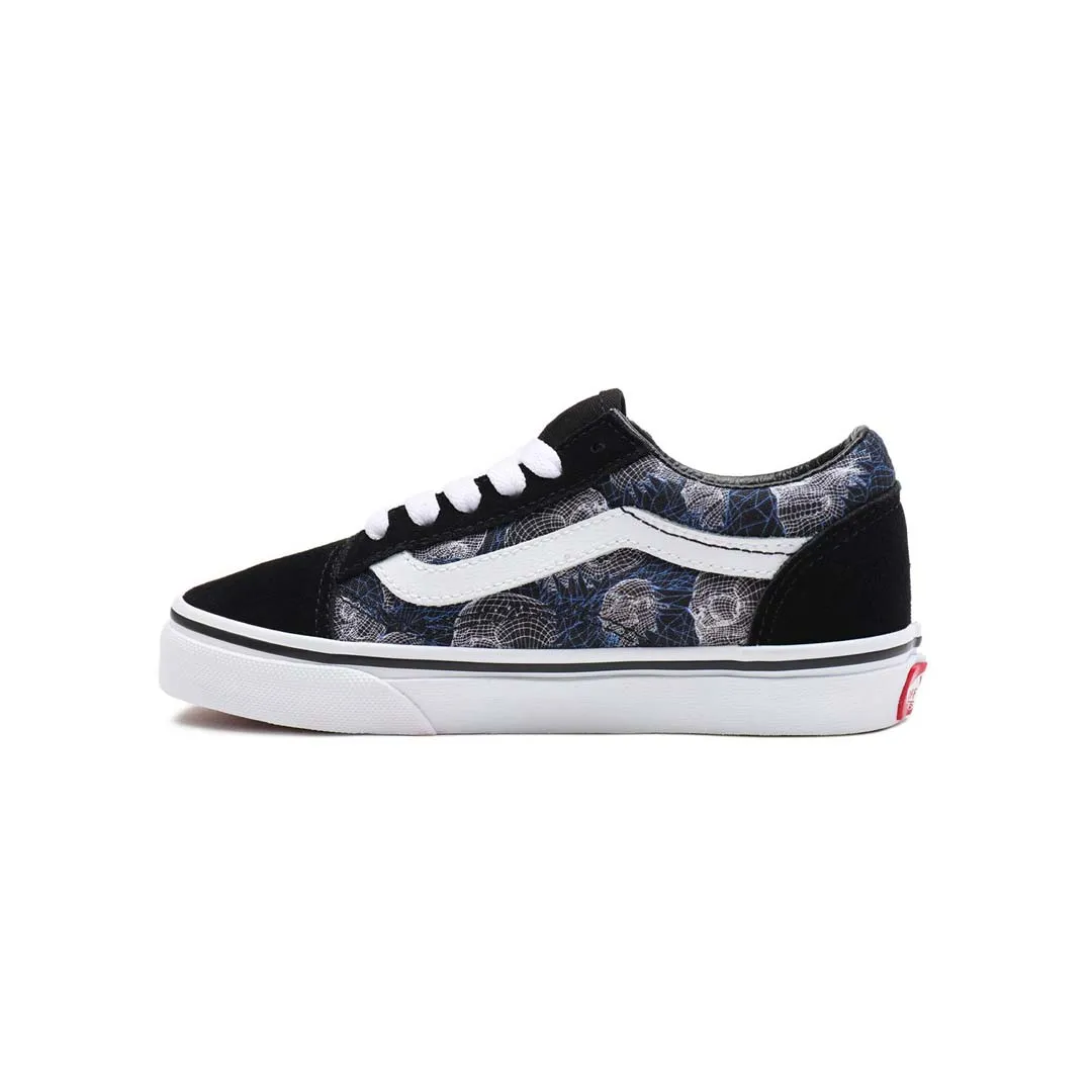 Vans - Kids' (Preschool) Old Skool Skulls Shoes (0W9TA2L)