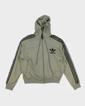 Vintage Men's Green Adidas zip up Hoodies & Sweatshirts - XL